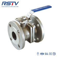 2PC DIN PN16/PN40 Flange Floating Ball Valve